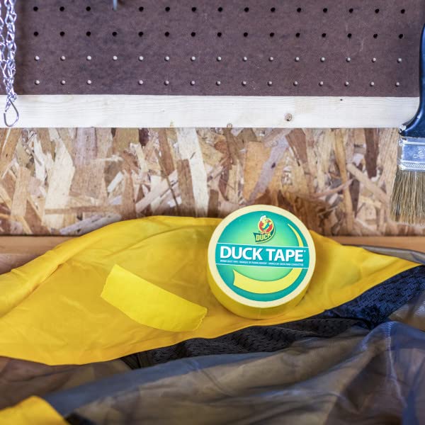 Image of Duck Brand 1304966 Color Duct Tape, Yellow, 1.88 Inches x 20 Yards Each Roll, 3 Rolls