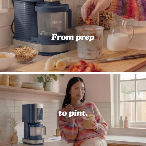 Image of Ninja Creami 7-in-1 Ice Cream Maker, Navy, NC351