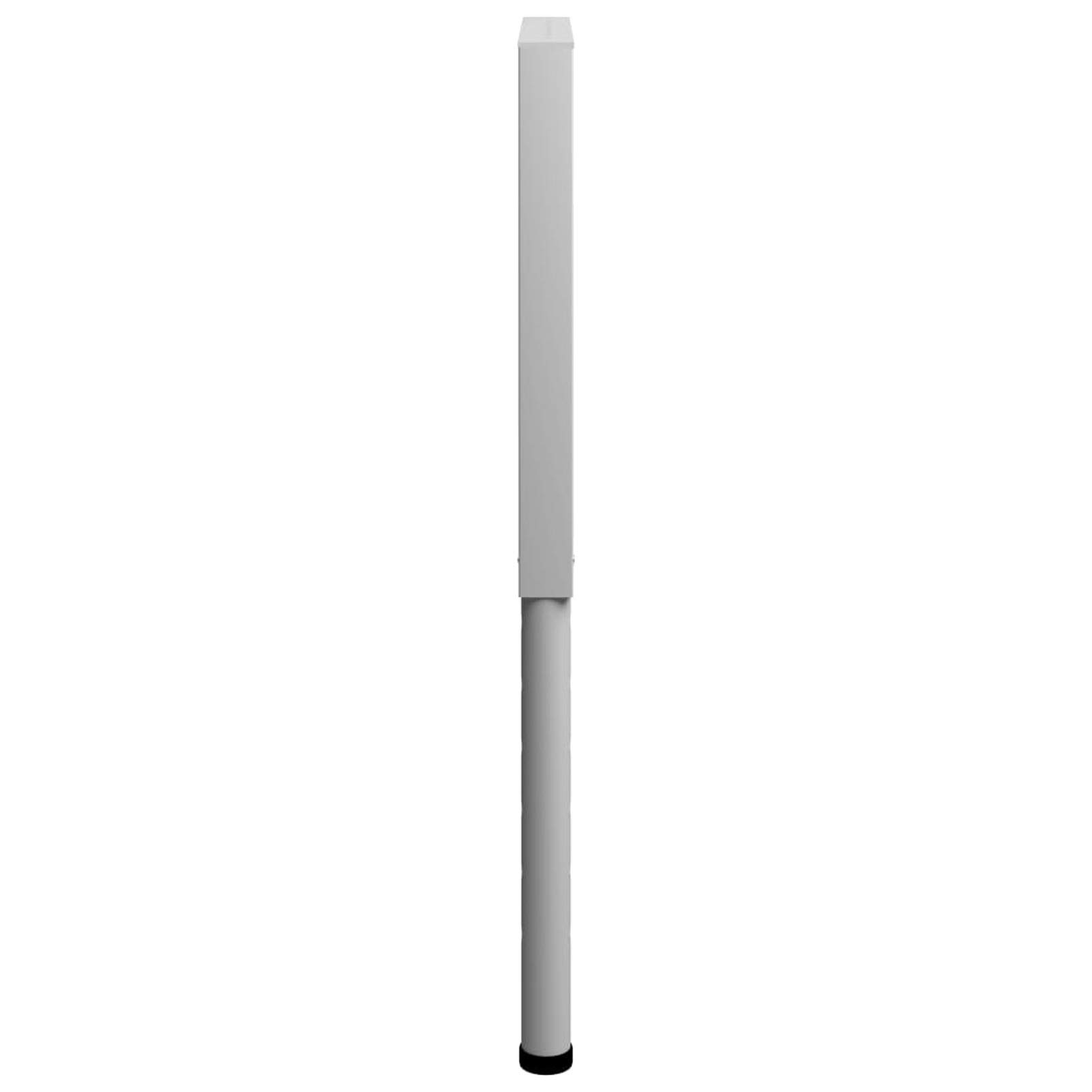 ShGaxin Rama stołu warsztatowego 2 szt. Sztalugi stołowe, metalowa sztaluga, stół roboczy, sztaluga robocza, metal 55 x (69-95,5) cm szary