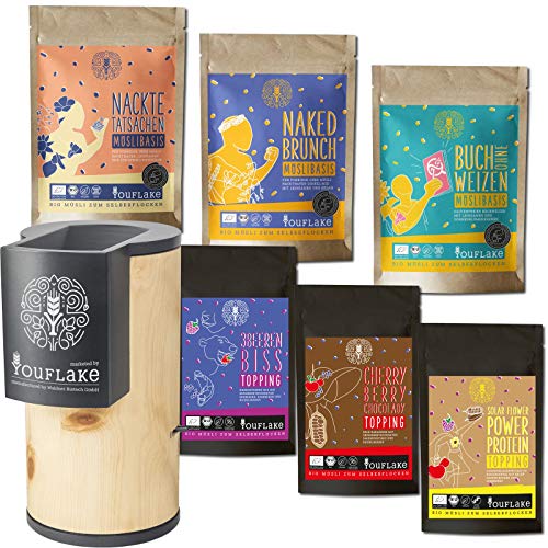 YouFlake Starter-Kit elektrisch MuesliMachine (Zirbe) elektrische...