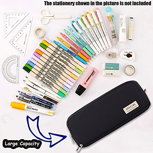 X SIM FITNESSX Federmäppchen Federtaschen Teenager Mädchen Mäppchen Etui Stifte 3 Fach, Große Kapazität Pencil Case für… – Bild 6