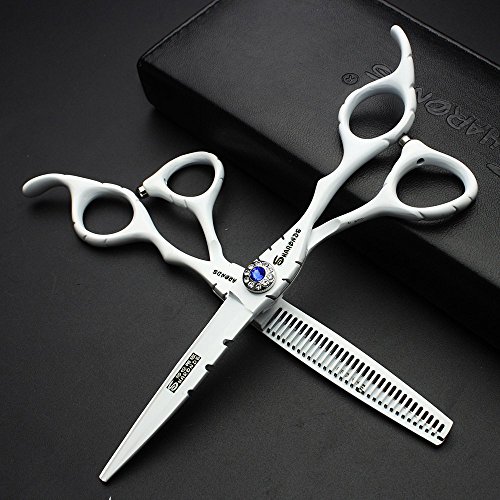 Ciseaux de coiffure 6 pouces en acier inoxydable à lames affûtées - 3