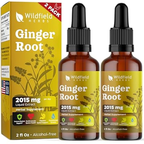 WILDFIELD HERBS Ginger Extract 4 oz Cover