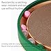 YPDOPORA Round Cat Scratching Board, 3 in 1 Round Scratching Pad, Interactive Cat Toy Track with Balls, Cat Scratcher Cardboard for Indoor Cats Grinding Claw,Green