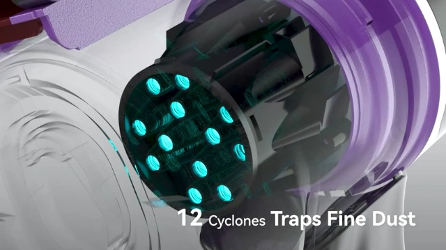 Aspirateur Balai Sans Fil INSE 9-en-1 - Rechargeable, Multi-surfaces, Avec Réservoir D'eau