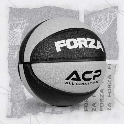 Balones de baloncesto para entrenar en exterior e interior con textura hex FORZA 2