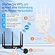 WLAN-Verstärker, Erweiterungsverstärker, 300 Mbit/s, hohe Leistung mit 4 Antennen, mit Repeater/AP-Modus, Verstärker mit Ethernet-Anschluss für alle WLAN-Geräte