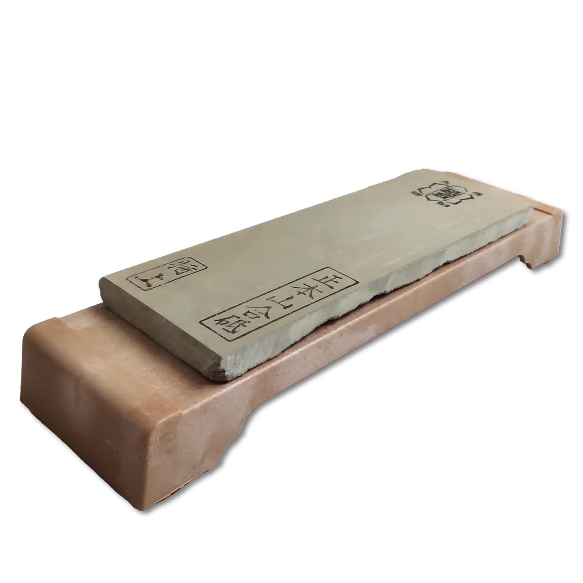 天然砥石! Amazon.co.jp: 天然砥石 仕上砥 台付 約150×50×12mm : DIY・工具・ガーデン