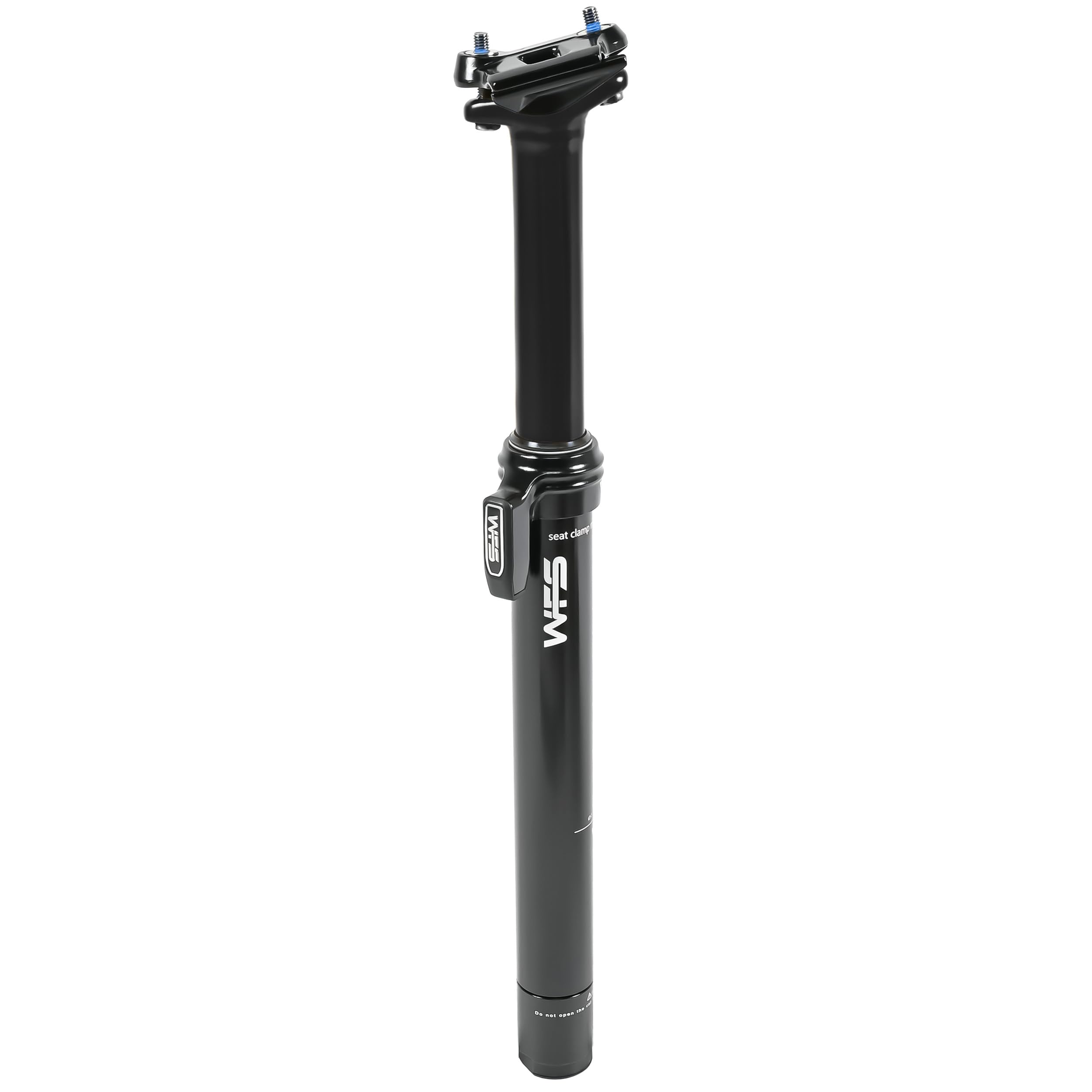WFS TerraX External Dropper Post 30.9. x 400mm, Travel 125mm, Aluminum Alloy Seatpost for Mountain/Road/ City Bikes, MTB, Black