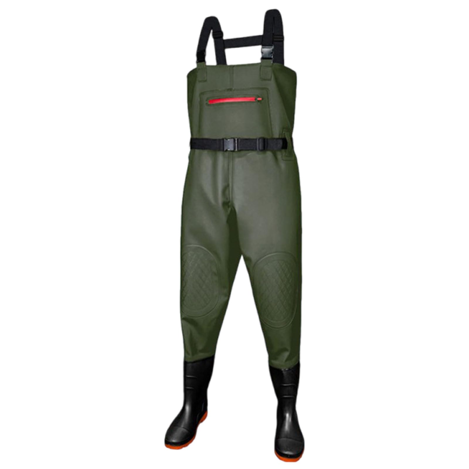 Vadeadores de Pesca para Hombres Mujeres,Vadeadores de pecho con Botas Tallas 36-46,Transpirables Impermeables Wader Ropa de Pesca con Bolsillo y rodillas reforzadas,para la Pesca con Mosca,la Caza