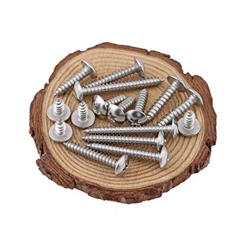 BOZONLI M3 Mushroom Head Self Tapping Screws Wood Screws Pan Head Phillips Drive Screws, M3×8mm,100 pcs - Image 2