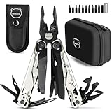 Photo Gallery miaoke multitool 23 in 1 con scatola regalo premium, cacciaviti, seghetto, apribottiglie, pinze, coltello da campeggio, regalo migliore per fidanzato, figlio, papà, marito Photo Gallery miaoke multitool 23 in 1 con scatola regalo premium, cacciaviti, seghetto, apribottiglie, pinze, coltello da campeggio, regalo migliore per fidanzato, figlio, papà, marito