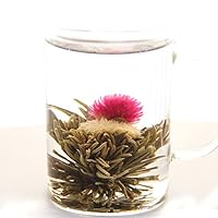 Amazon.co.jp: 工芸茶 花開富貴(菊花と千日紅) 単品1個 : 食品