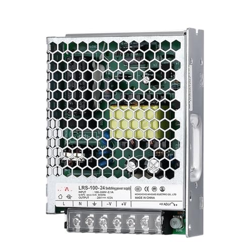 Alimentation CC 100W 24V à sortie simple et interrupteur intégré
