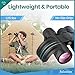 12x42 HD Binoculars for Adults High Powered with Phone Adapter and Tripod, Super Bright BAK4 Prism Waterproof Binoculars for Bird Watching Hunting Hiking Safari Travel Sports
