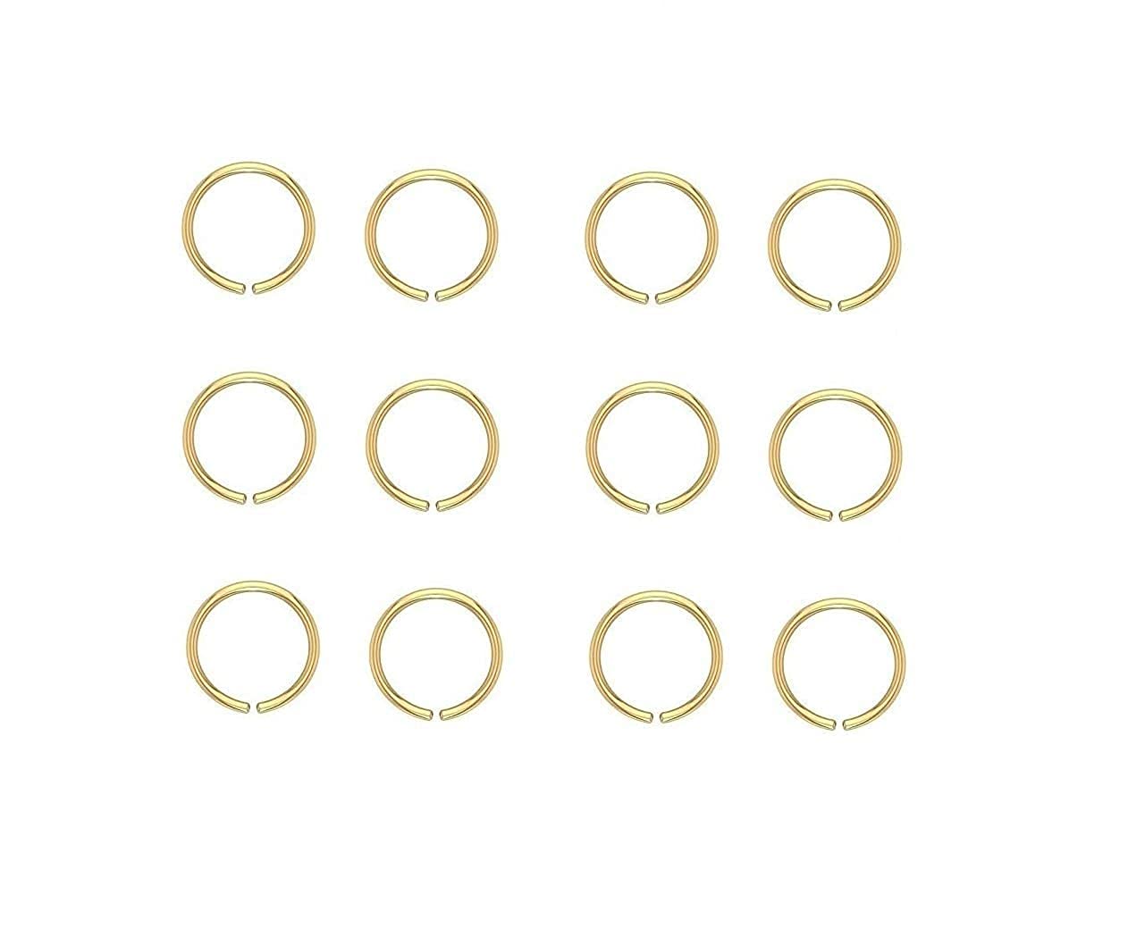 fashion accessories Golden Gold Plated Nose Ring, Bali, Earring for Women - Set of 12 Pieces (B09B7RVNQB) Amazon Price History, Amazon Price Tracker