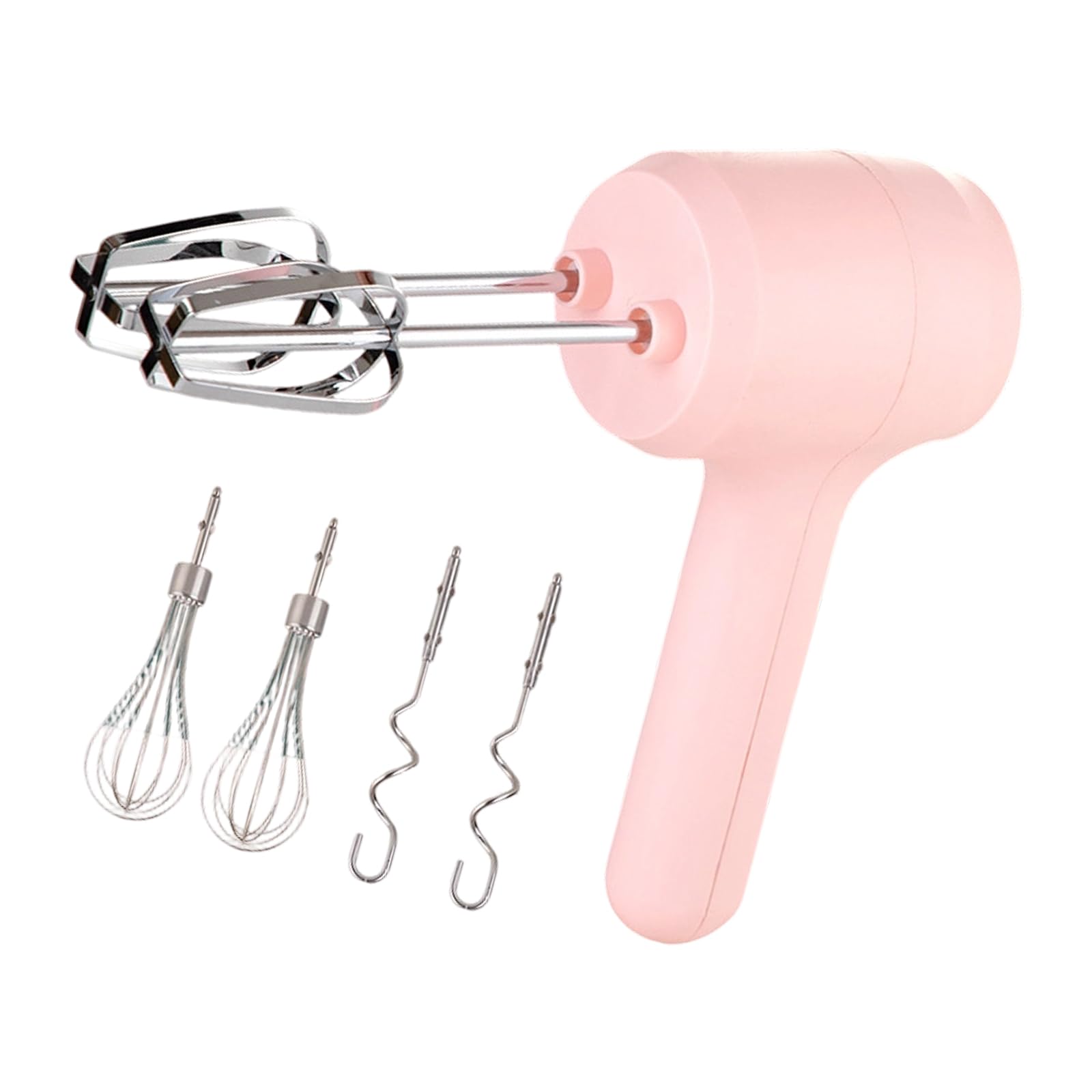 Tfaoys A Kitchen Hand Mixer Cordless With 6 Mixing Heads, 3 Speed Electric Whisk For Cream, Batter, Nd Baking Prep Use Stainless Steel Whisk Set