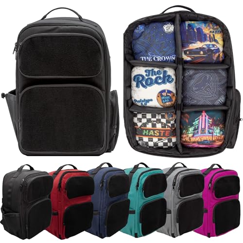 Cornhole Backpack for 8 Sets of Bags | Heavy Duty with Padding on All Sides and Padded Straps- Fits up to 32 Cornhole Bags Black
