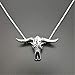 VFDGB Edelstahl Tribe Style Bull Schädelkopf Anhänger Punk Skelett Form Silberne Halskette Cooler Schmuck