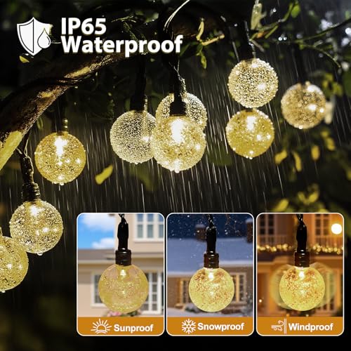 Luces de cadena LED recargables SeaShine 25 pies 60 LEDs miniatura 4