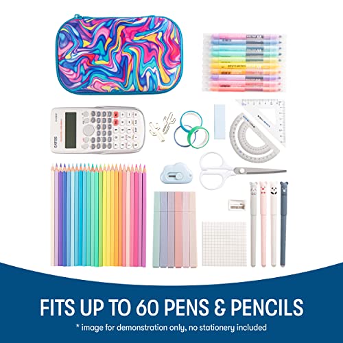 Image of ZIPIT Colorful Pencil Case for Girls, Cute Aesthetic Pencil Box for School