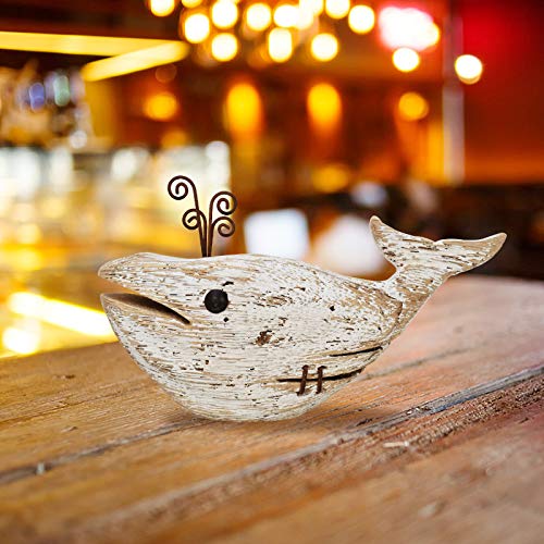 Estatua de Ballena de Madera para Decoración Náutica miniatura 3