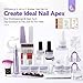 SAVILAND Acrylic Nail Kit with Ultra - Builder Hard Gel Nail Kit with Nail Drill