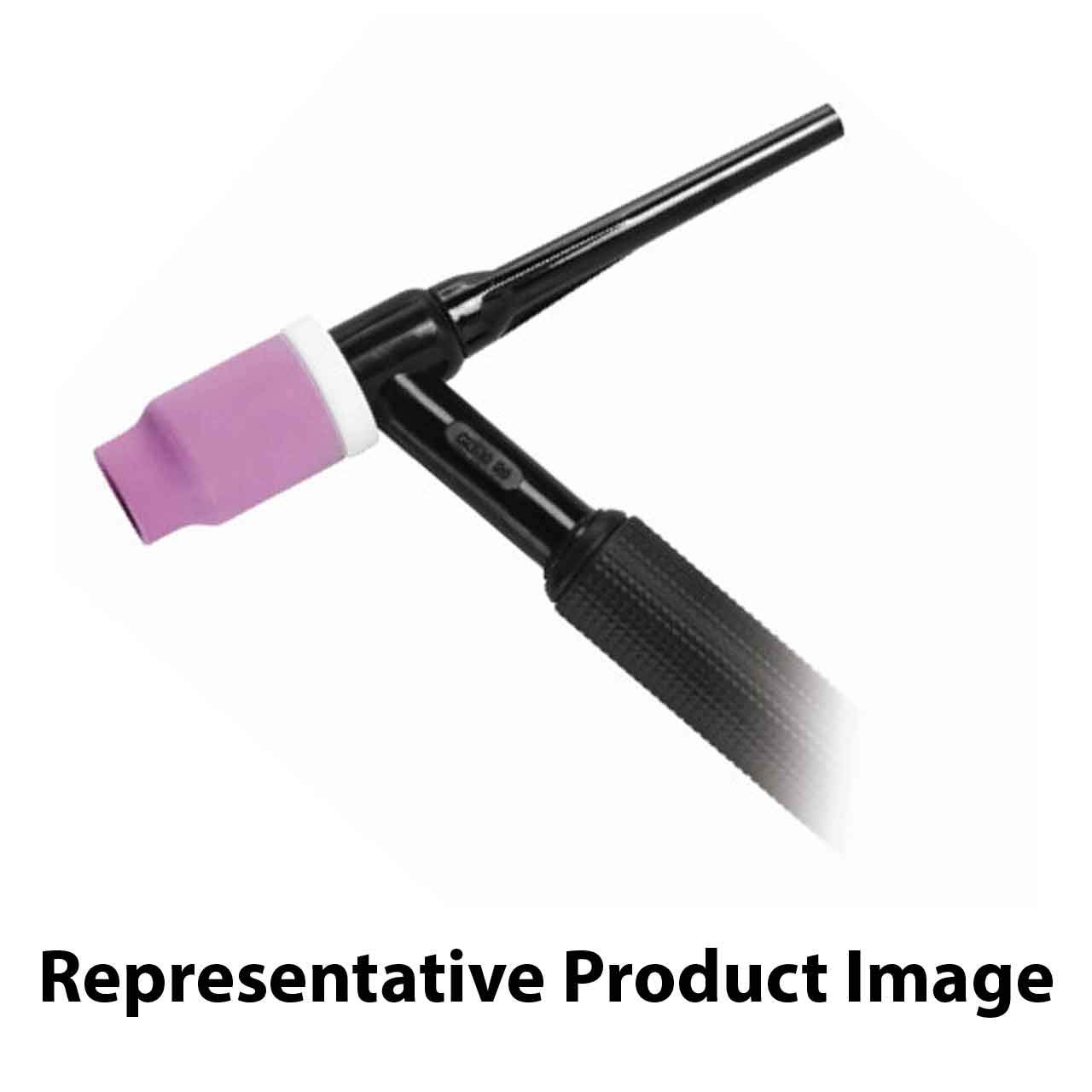 Radnor 64005714 Model DA-917F .508'' Dinse Machine Plug With 18'' Auxiliary Gas Hose With 5/8''-18RH Nut and 3/8''-24RH Power Cable Connection