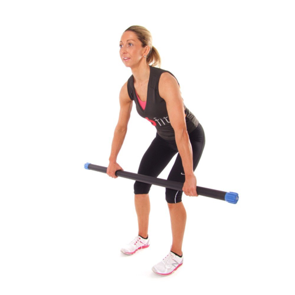 66fit Barre lestée fitness