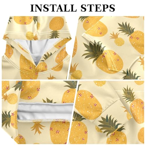 KLL Colourful Small Liberty Blooming Toddlers and Boys' Sweatshirt Long Sleeve Athletic Hoodie Kangaroo Pocket3