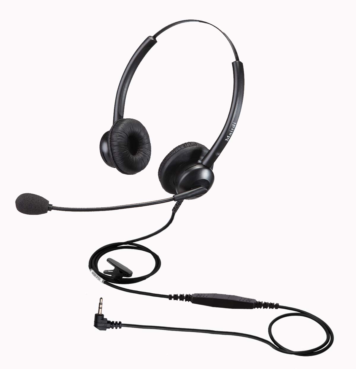 Mairdi Telephone Headset With 5mm Jack Office Phone Headset