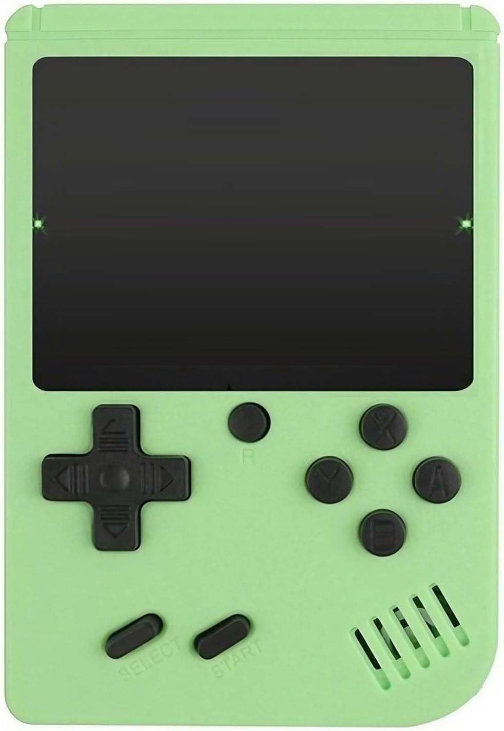 IESUTA Retro Mini Game Machine, Handheld Game Console with 500 Classical FC Games 3.0-Inch Color Screen Support for TV Output, Gift Birthday for Kids, Adults(GameGreen-500)