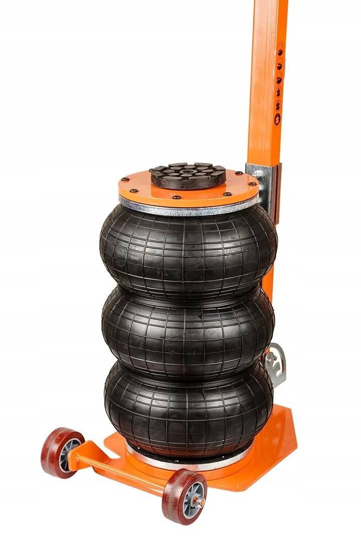 NEO Podnośnik Pneumatyczny 3T 14,5-42cm Bałwanek Poduszka + Kobyłki 3T