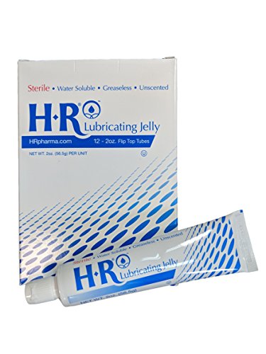 HR Pharmaceuticals Lubricating Jelly Tube, 2-Ounce (Box of 12)