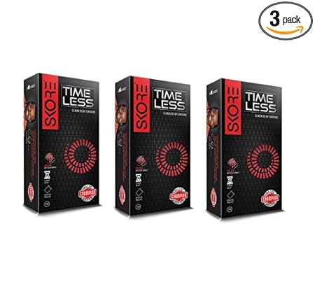 Skore Timeless Climax Delay Condoms - 10 Pieces, Pack of 3