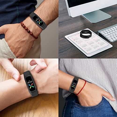 Chainfo compatible with OPPO Band Watch Strap, Soft Silicone Replacement Watchband (Pattern 1) - Image 2