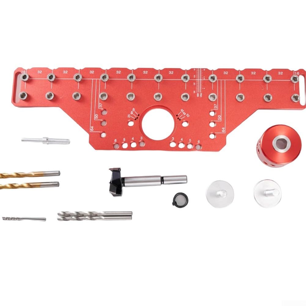 Guida Foratura Alluminio Distanze 64-192mm Guida Foratura Alluminio