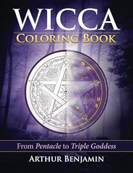 Paperback Wicca Coloring Book: From Pentacle to Triple Goddess Book