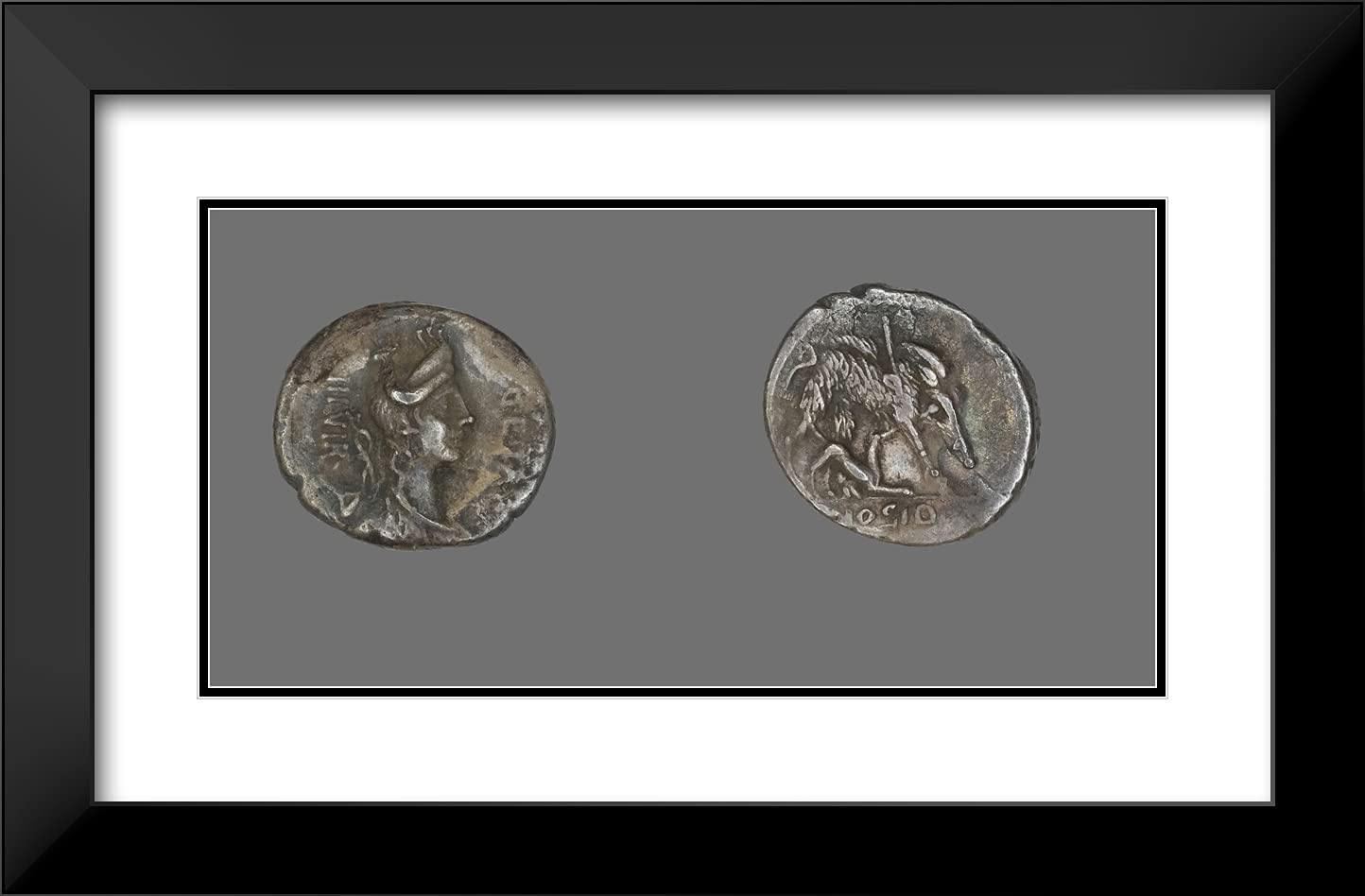 Amazon.com: ArtDirect Ancient Roman 24x16 Black Modern Framed and Double  Matted Art Print Titled Denarius (Coin) Depicting The Goddess Diana:  Posters & Prints