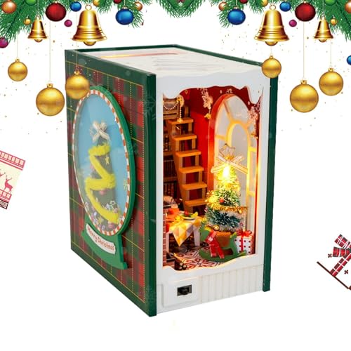 Serre-Livres Miniatures de Maison en bois le cadeau idéal de Noël