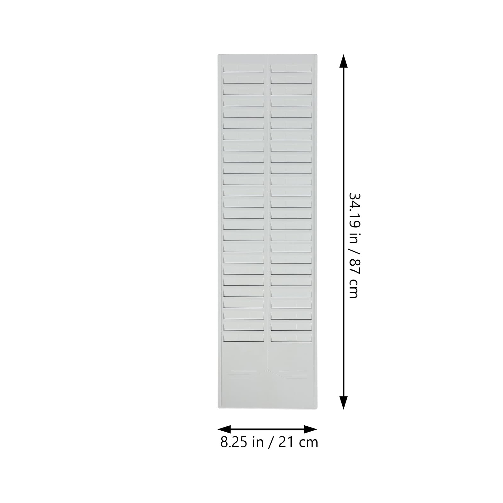 NUOBESTY Employee Attendance Card Rack Clock Holder Wall-Mounted Attendance Card Holder Punch Card Rack Timecard Warehouse Card Holder Heavy Card Organzing Supplies - Image 2