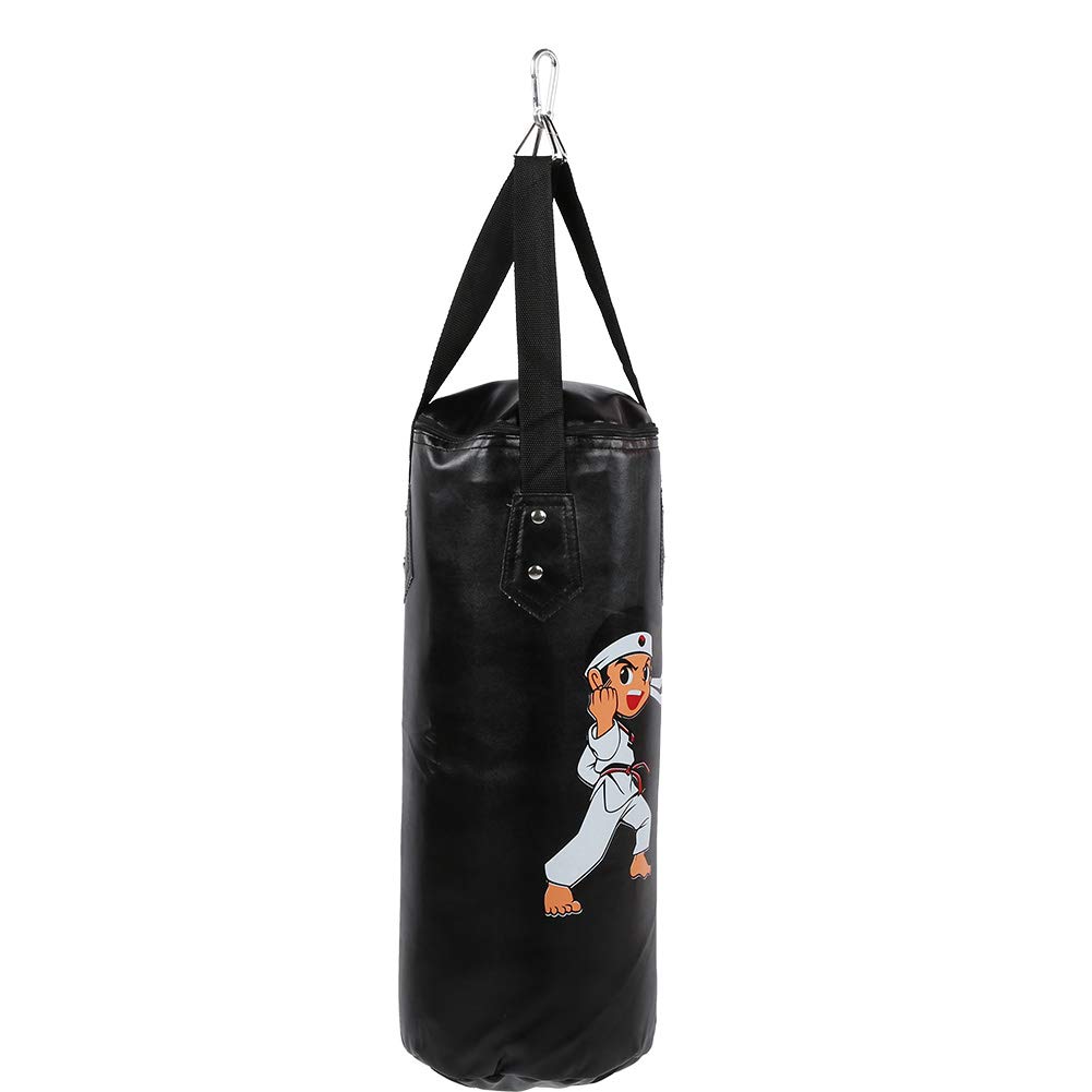 Saco de Arena de Boxeo para niños Equipo Hueco de Entrenamiento MAGT Duradero Sanda Muay Thai Negro