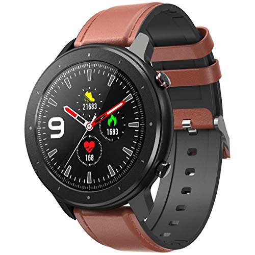 Smart Watch for Android and iOS Phone Smartwatch IP68 Waterproof,Buletooth5.0 Fitness Activity Tracker