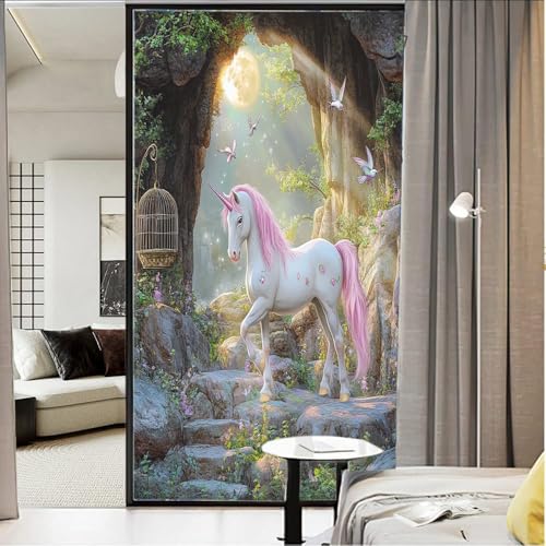 Película de privacidad para ventana Unicornio 17.7x23.6 in miniatura 3