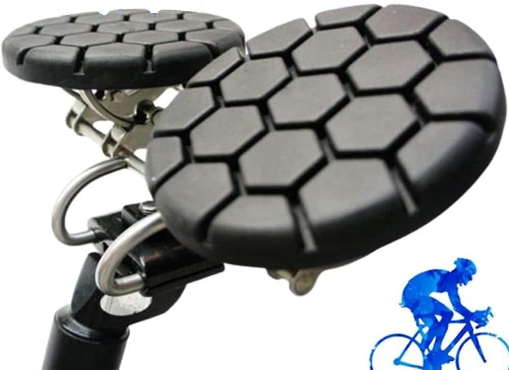 Kcolic Mountain Bike Seat Comfortable Bike Seat Cushion Noseless Saddle for MTB, Road, City Folding Bikes A
