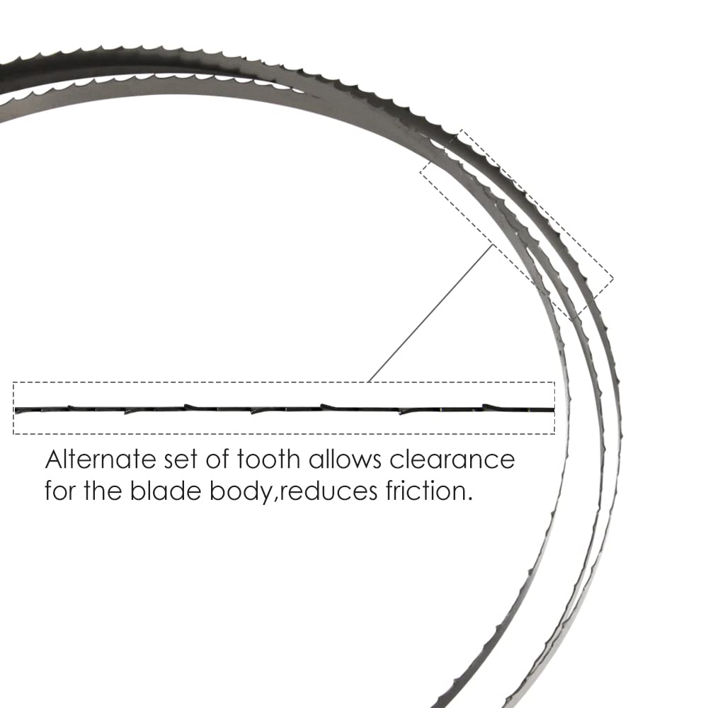 Brzeszczot taśmowy Brzeszczot do piły taśmowej najwyższej jakości, 1 szt. 1400 x 6,35 x 0,35 mm Brzeszczot do piły taśmowej Akcesoria do narzędzi do obróbki drewna do piły taśmowej EinhelI F0x(TPI 10)