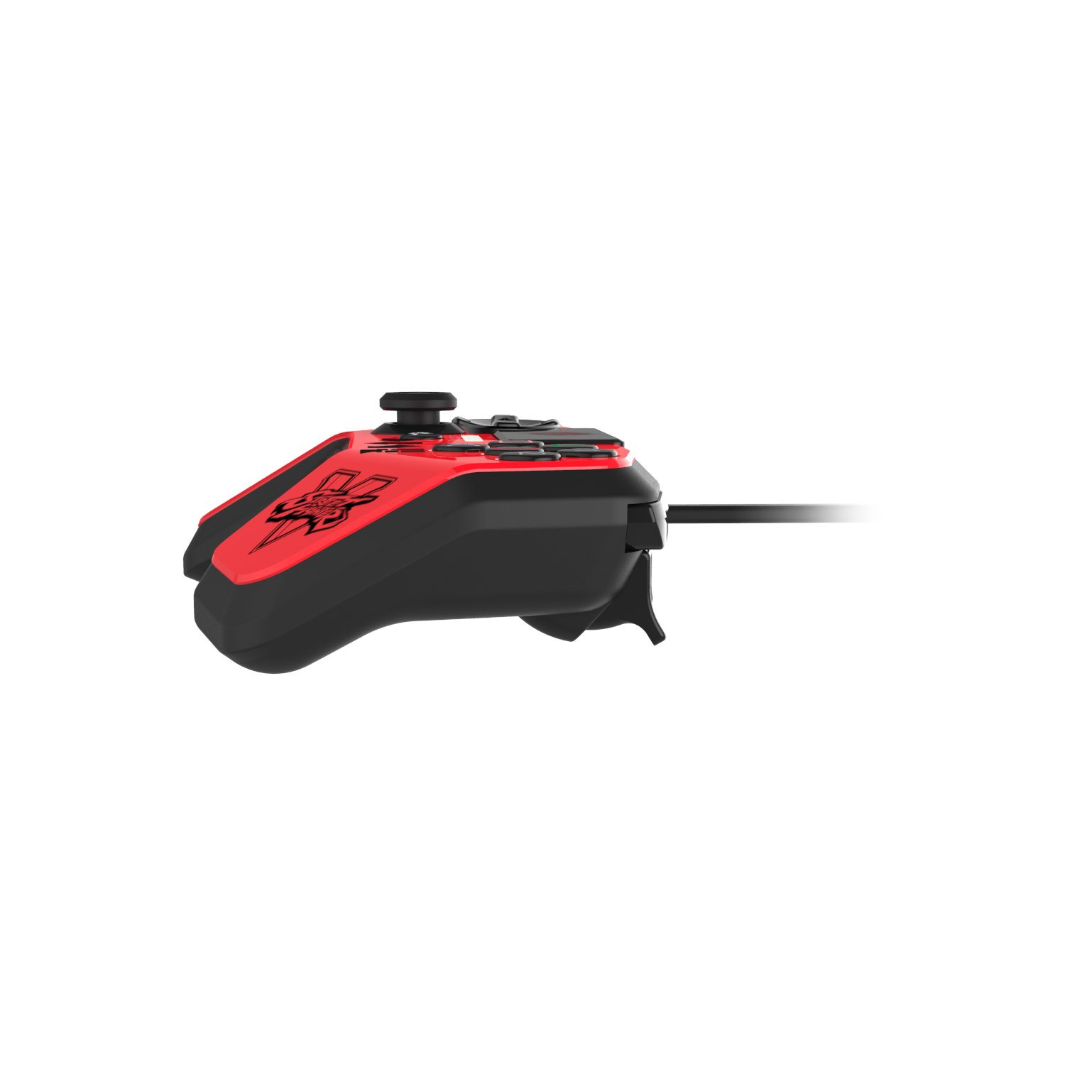 Mad Catz Fightpad PRO (Street Fighter V Special Edition Red Ken V2) per PlayStation 4 (PS4) e PlayStaion 3 (PS3), Gamepad Controller ufficiale CAPCOM, Versione 2017