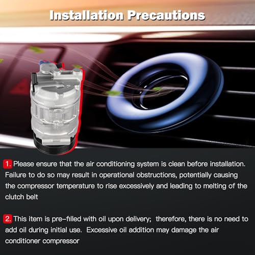 Image of Air Conditioning Compressor for Volkswagen Beetle GTI CC Passat Eos Tiguan