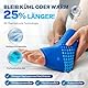 Fitomo kühlmanschette fuß, Wiederverwendbare Gel-Kompresse für Kälte & Wärmetherapie, hält 25% länger, ideal bei Verstauchungen, Bänderriss(L)