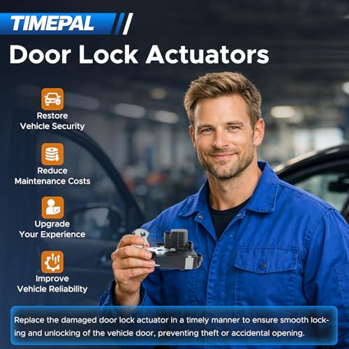 Image of Front Driver Door Lock Actuator Fits for 2001-2007 Chevy Silverado 1500 | for Suburban 2500, for GMC Sierra 3500 Classic 2007, Driver Left Side Door Latch Actuator Replaces 931-318 15110643